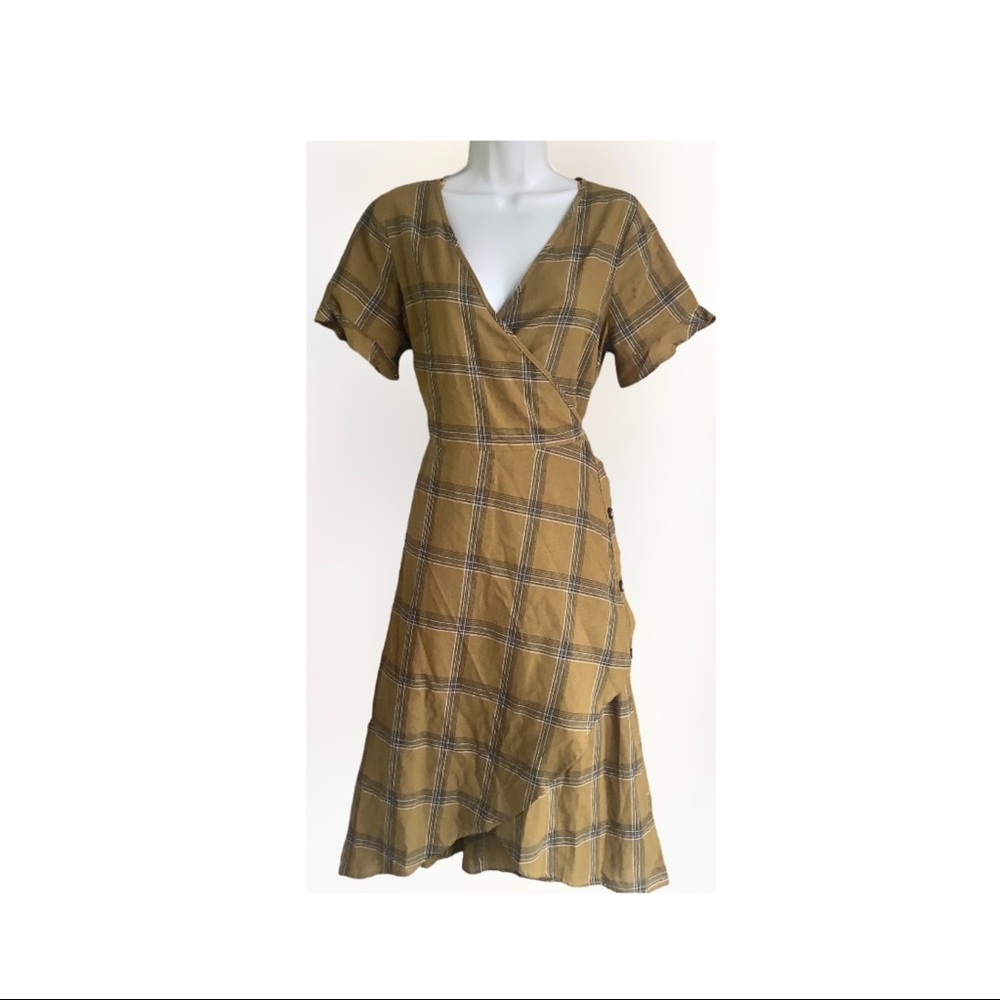 SIENNA SKY- Large size brown dress.